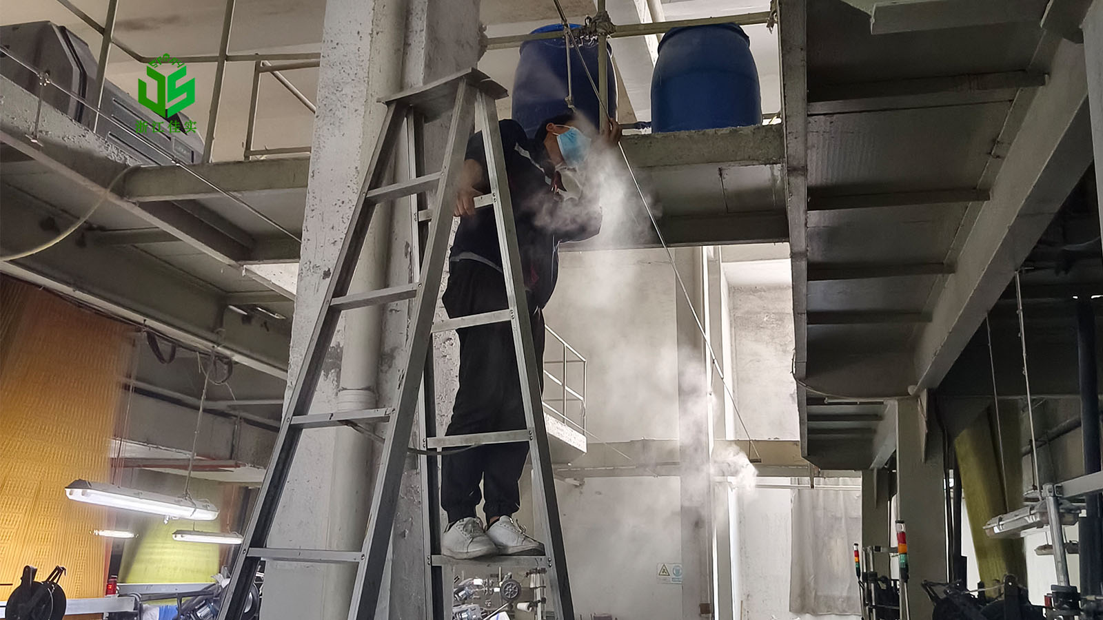 浙江厂房降温降尘用高压喷雾设备